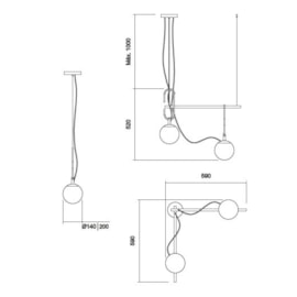 PENDENTE QUIRON Ø200MM | USINA 16606/2 PENDENTE QUIRON Ø200MM | USINA 16606/2