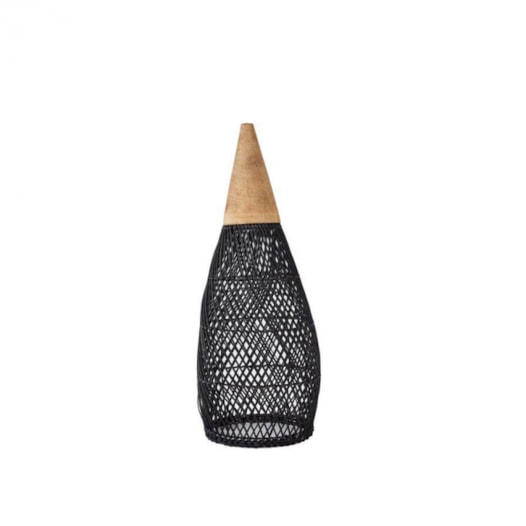 PENDENTE RATTAN BLACK N178 23X60CM | BIASÁ 20308 PENDENTE RATTAN BLACK N178 23X60CM | BIASÁ 20308