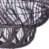 PENDENTE RATTAN MOON BLACK 40X40CM | BIASÁ 20697B