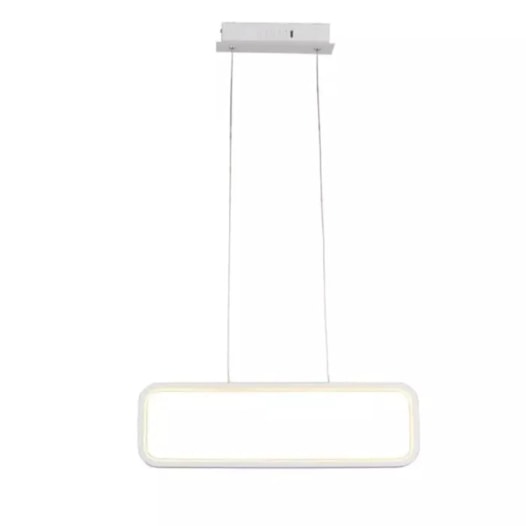 PENDENTE RECTO LED 26W 3000K 50X15CM ALUMÍNIO BRANCO | STUDIOLUCE WHITE QPD1319BR PENDENTE RECTO LED 26W 3000K 50X15CM ALUMÍNIO BRANCO | STUDIOLUCE WHITE QPD1319BR