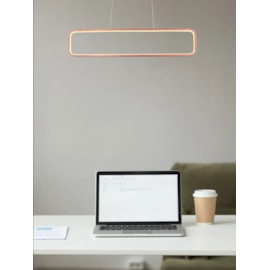 PENDENTE RECTO LED 34W 3000K 70X15CM COBRE | STUDIOLUCE WHITE QPD1320CO