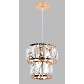 PENDENTE REDONDO Ø15X15CM CRISTAL E METAL DOURADO | SINDORA DCD00186 PENDENTE REDONDO Ø15X15CM CRISTAL E METAL DOURADO | SINDORA DCD00186