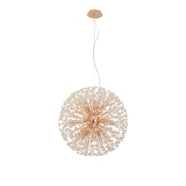 PENDENTE REDONDO Ø60CM CRISTAL E METAL ROSÊ | SINDORA ILUMINAÇÃO DCD01222 PENDENTE REDONDO Ø60CM CRISTAL E METAL ROSÊ | SINDORA ILUMINAÇÃO DCD01222