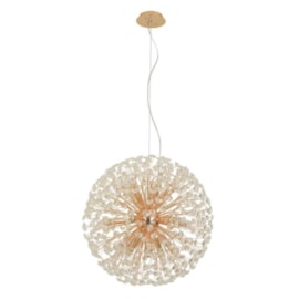 PENDENTE REDONDO Ø80CM CRISTAL E METAL ROSÊ | SINDORA ILUMINAÇÃO DCD01224 PENDENTE REDONDO Ø80CM CRISTAL E METAL ROSÊ | SINDORA ILUMINAÇÃO DCD01224