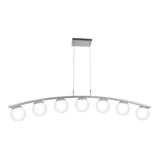 PENDENTE RETANGULAR 7XG9 25X112X13CM METAL E VIDRO | OLD ARTISAN PD-5332 PENDENTE RETANGULAR 7XG9 25X112X13CM METAL E VIDRO | OLD ARTISAN PD-5332