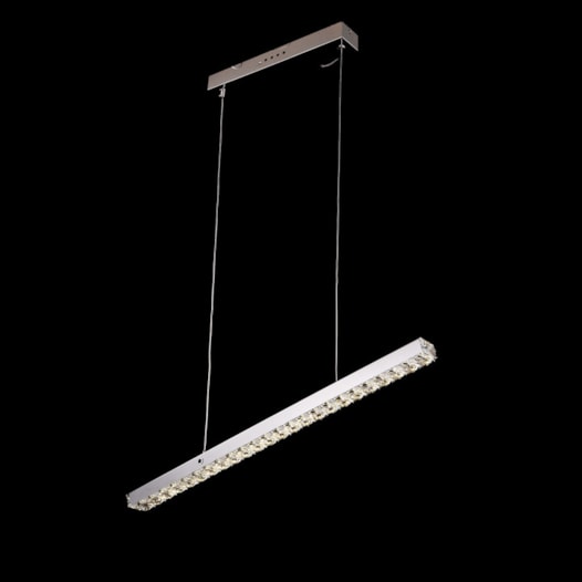 PENDENTE RETANGULAR LEDC80×L7CM 60W 6000K 3000LM BIVOLT METAL+CRISTAL | SINDORA DCD00136 PENDENTE RETANGULAR LEDC80×L7CM 60W 6000K 3000LM BIVOLT METAL+CRISTAL | SINDORA DCD00136