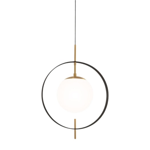 PENDENTE RING Ø36CM METAL E VIDRO | TKS 1973 PENDENTE RING Ø36CM METAL E VIDRO | TKS 1973