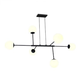 PENDENTE ROB 70X110X60CM ALUMÍNIO E VIDRO | SPOTLINE 742/6