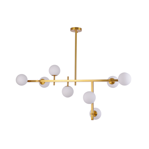 PENDENTE ROMAI TES 40X110CM METAL E VIDRO DOURADO | NORDECOR 2278 PENDENTE ROMAI TES 40X110CM METAL E VIDRO DOURADO | NORDECOR 2278