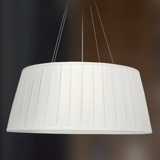 PENDENTE SEDA PREGUEADA 70X60CM PINTURA ALUMÍNIO/TECIDO | GOLDEN-ART T970PI PENDENTE SEDA PREGUEADA 70X60CM PINTURA ALUMÍNIO/TECIDO | GOLDEN-ART T970PI