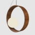 PENDENTE SFERA Ø35X15CM MADEIRA E ACRÍLICO | ACCORD 620