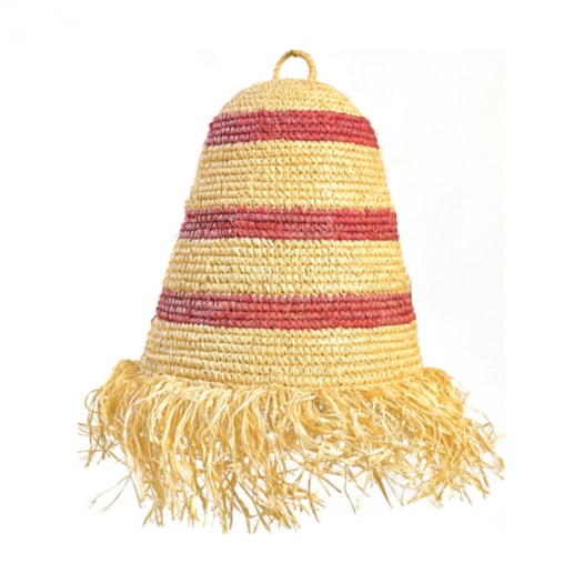 PENDENTE SISAL MERAH RED 40X40CM | BIASÁ 20594 PENDENTE SISAL MERAH RED 40X40CM | BIASÁ 20594