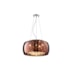 PENDENTE SOHO REDONDO Ø60X28CM METAL, CRISTAL E VIDRO CROMADO, COBRE E TRANSPARENTE | BELLA ILUMINAÇÃO PD006CO PENDENTE SOHO REDONDO Ø60X28CM METAL, CRISTAL E VIDRO CROMADO, COBRE E TRANSPARENTE | BELLA ILUMINAÇÃO PD006CO