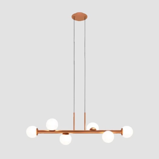 PENDENTE SPHERA LOOPING 88X26,5CM VIDRO E METAL | TKS 1712 PENDENTE SPHERA LOOPING 88X26,5CM VIDRO E METAL | TKS 1712