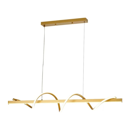 PENDENTE SPIRALE LINEAR DOURADO 1000 LED 15W 3000K 900LM BIVOLT | USINA IMPORTS UI20241/100DR PENDENTE SPIRALE LINEAR DOURADO 1000 LED 15W 3000K 900LM BIVOLT | USINA IMPORTS UI20241/100DR