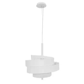 PENDENTE SPIROS 1XE27 BIVOLT Ø48CM METAL BRANCO | BELLA ILUMINAÇÃO EY003