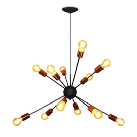 PENDENTE SPUTNIK MARTIN Ø85X35CM ALUMÍNIO | SPOTLINE 723/12 PENDENTE SPUTNIK MARTIN Ø85X35CM ALUMÍNIO | SPOTLINE 723/12