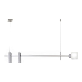 PENDENTE SQUARE 2XMR11 + 1XG9 27X111,5X9CM METAL | OLD ARTISAN PD-5688