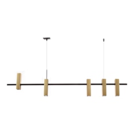 PENDENTE SQUARE 5XMR11 27X120X4CM METAL | OLD ARTISAN PD-5689 PENDENTE SQUARE 5XMR11 27X120X4CM METAL | OLD ARTISAN PD-5689