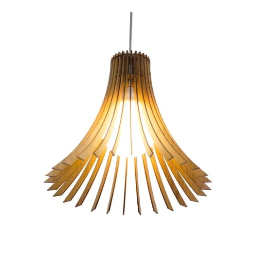 PENDENTE STECCHE DI LEGNO RIPADO CÔNICO Ø35X30CM MADEIRA | ACCORD 1181 PENDENTE STECCHE DI LEGNO RIPADO CÔNICO Ø35X30CM MADEIRA | ACCORD 1181