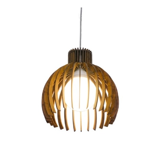 PENDENTE STECCHE DI LEGNO RIPADO Ø21,5X22CM MADEIRA | ACCORD 1237 PENDENTE STECCHE DI LEGNO RIPADO Ø21,5X22CM MADEIRA | ACCORD 1237