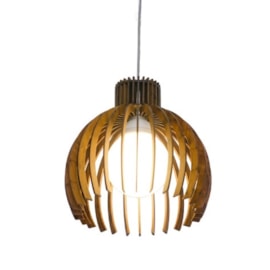 PENDENTE STECCHE DI LEGNO RIPADO Ø27X26CM MADEIRA | ACCORD 1180 PENDENTE STECCHE DI LEGNO RIPADO Ø27X26CM MADEIRA | ACCORD 1180