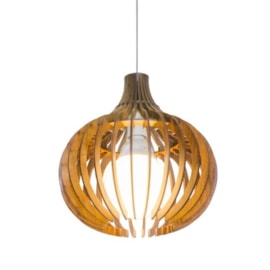 PENDENTE STECCHE DI LEGNO RIPADO Ø29X30CM MADEIRA | ACCORD 1182 PENDENTE STECCHE DI LEGNO RIPADO Ø29X30CM MADEIRA | ACCORD 1182