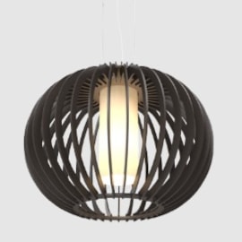 PENDENTE STECCHE DI LEGNO RIPADO Ø47,5X37CM MADEIRA E LINHO | ACCORD 1134 PENDENTE STECCHE DI LEGNO RIPADO Ø47,5X37CM MADEIRA E LINHO | ACCORD 1134