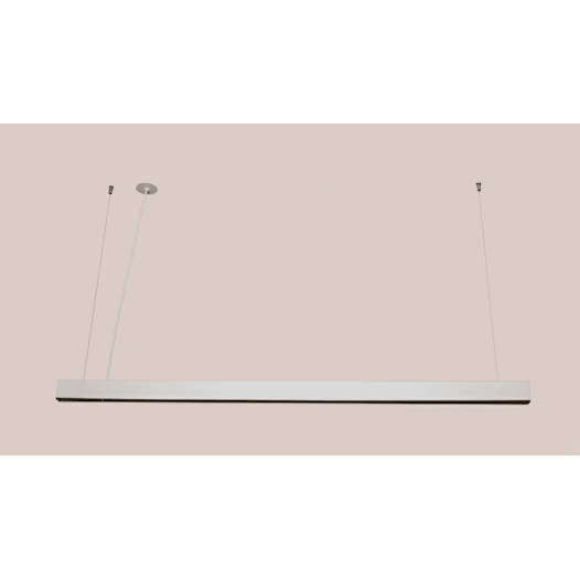 PENDENTE T8 COM 1 FACHO LUZ DIFUSA 123X5X4CM 1X T8 G13 | BELLUCE G3301 PENDENTE T8 COM 1 FACHO LUZ DIFUSA 123X5X4CM 1X T8 G13 | BELLUCE G3301