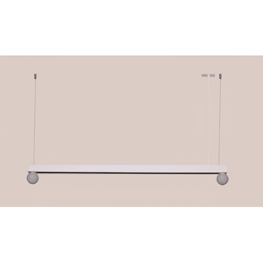 PENDENTE T8 COM 2 GLOBINHOS 123X5X4CM 1X T8 2X HALOPIN G13/G9 | BELLUCE G3307 PENDENTE T8 COM 2 GLOBINHOS 123X5X4CM 1X T8 2X HALOPIN G13/G9 | BELLUCE G3307