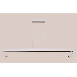 PENDENTE T8 COM 2 SPOTS 123X5X4CM 1X T8 2X HALOPIN G13/G9 | BELLUCE G3211 PENDENTE T8 COM 2 SPOTS 123X5X4CM 1X T8 2X HALOPIN G13/G9 | BELLUCE G3211