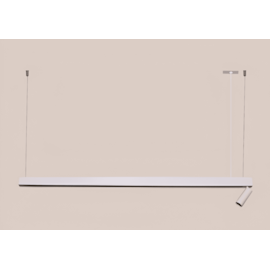 PENDENTE T8 COM COM 1 SPOT 123X5X4CM 1X T8 1X MR11 G13/GZ10 | BELLUCE G3313 PENDENTE T8 COM COM 1 SPOT 123X5X4CM 1X T8 1X MR11 G13/GZ10 | BELLUCE G3313