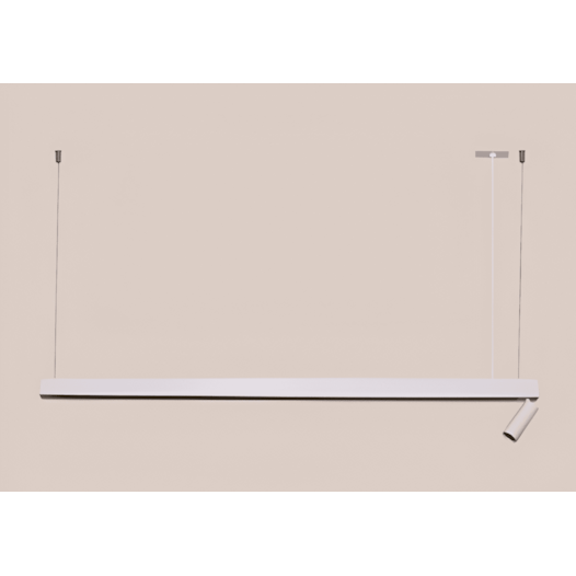 PENDENTE T8 COM COM 1 SPOT 63X5X4CM 1X T8 1X HALOPIN G13/G9 | BELLUCE G3308 PENDENTE T8 COM COM 1 SPOT 63X5X4CM 1X T8 1X HALOPIN G13/G9 | BELLUCE G3308