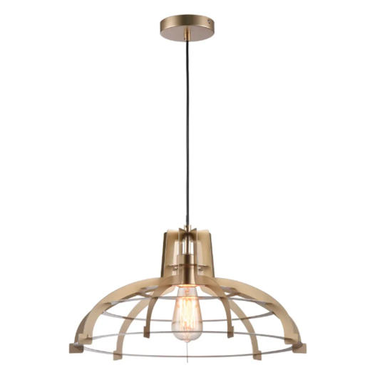 PENDENTE TAL 1XE27 BIVOLT 49X25CM METAL DOURADO | BELLA ILUMINAÇÃO KW003G PENDENTE TAL 1XE27 BIVOLT 49X25CM METAL DOURADO | BELLA ILUMINAÇÃO KW003G