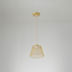 PENDENTE TEOL 21CM METAL DOURADO | NORDECOR 2603