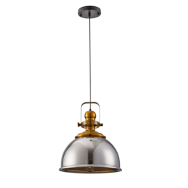 PENDENTE TION ROD Ø32X38CM VIDRO E METAL OURO FOSCO E FUMÊ | NORDECOR 2584 PENDENTE TION ROD Ø32X38CM VIDRO E METAL OURO FOSCO E FUMÊ | NORDECOR 2584