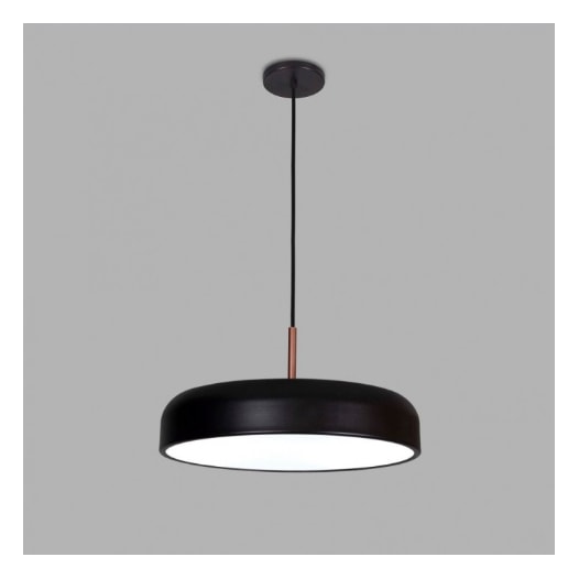 PENDENTE TITAN REDONDO C/ HASTE Ø30CM ALUMÍNIO E ACRÍLICO | USINA 16227/30 PENDENTE TITAN REDONDO C/ HASTE Ø30CM ALUMÍNIO E ACRÍLICO | USINA 16227/30