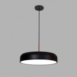 PENDENTE TITAN REDONDO C/ HASTE Ø30CM ALUMÍNIO E ACRÍLICO | USINA 16227/30 PENDENTE TITAN REDONDO C/ HASTE Ø30CM ALUMÍNIO E ACRÍLICO | USINA 16227/30