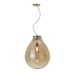 PENDENTE TOMMY Ø30X40CM METAL E VIDRO BRONZE E CONHAQUE | SKYLIGHT SKY-3039P