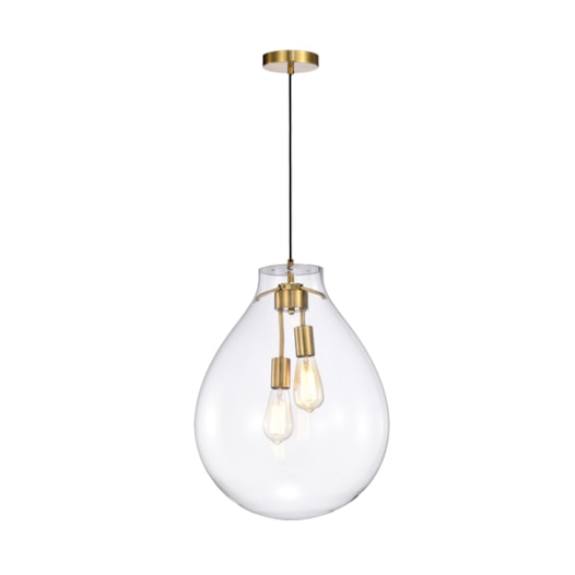 PENDENTE TOMMY Ø40X52CM METAL E VIDRO DOURADO E TRANSPARENTE | SKYLIGHT SKY-3039TM PENDENTE TOMMY Ø40X52CM METAL E VIDRO DOURADO E TRANSPARENTE | SKYLIGHT SKY-3039TM