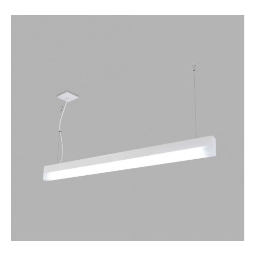 PENDENTE TORO RETANGULAR 1 TUBULAR T8 60CM 70X5CM ALUMÍNIO E ACRÍLICO | USINA 16401/70 PENDENTE TORO RETANGULAR 1 TUBULAR T8 60CM 70X5CM ALUMÍNIO E ACRÍLICO | USINA 16401/70