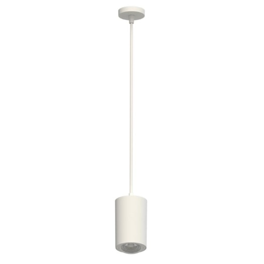 PENDENTE TOWER FACE PLANA REDONDO Ø7,2X11,2CM TERMOPLÁSTICO BRANCO | SAVEENERGY SE-385.2977