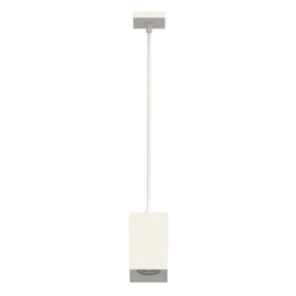 PENDENTE TOWER FACE RECUADO QUADRADO 11,2X7,2X7,2CM TERMOPLÁSTICO BRANCO | SAVEENERGY SE-385.2970