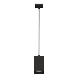 PENDENTE TOWER FACE RECUADO QUADRADO 11,2X7,2X7,2CM TERMOPLÁSTICO PRETO | SAVEENERGY SE-385.2972