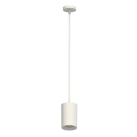 PENDENTE TOWER FACE RECUADO REDONDO Ø7,2X11,2CM TERMOPLÁSTICO BRANCO | SAVEENERGY SE-385.2978