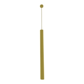 PENDENTE TUBO MR11 300MM OURO CANOPLA SOBREPOR | MOON 1091114