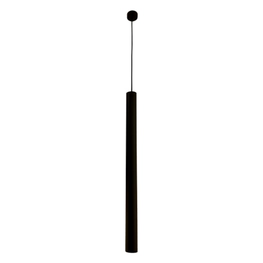 PENDENTE TUBO MR11 600MM PRETO CANOPLA SOBREPOR | MOON 1091118 PENDENTE TUBO MR11 600MM PRETO CANOPLA SOBREPOR | MOON 1091118