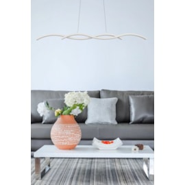 PENDENTE TWINE LED 15W 3000K 88X7CM BRANCO | STUDIOLUCE WHITE QPD1339BR PENDENTE TWINE LED 15W 3000K 88X7CM BRANCO | STUDIOLUCE WHITE QPD1339BR