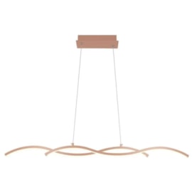 PENDENTE TWINE LED 15W 3000K 88X7CM COBRE | STUDIOLUCE WHITE QPD1339CO PENDENTE TWINE LED 15W 3000K 88X7CM COBRE | STUDIOLUCE WHITE QPD1339CO