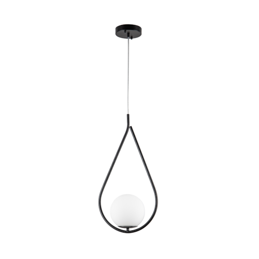 PENDENTE UPUS IN Ø28X50CM METAL E VIDRO PRETO | NORDECOR 2125 PENDENTE UPUS IN Ø28X50CM METAL E VIDRO PRETO | NORDECOR 2125